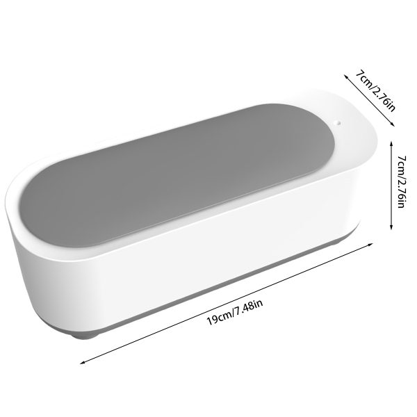 HOTBEST Ultrasonic Cleaner Portable 300ML Professional Ultrasonic Cleaning Machine for Glasses Jewelry Rings Necklaces Coin Watches Dentures - Image 2