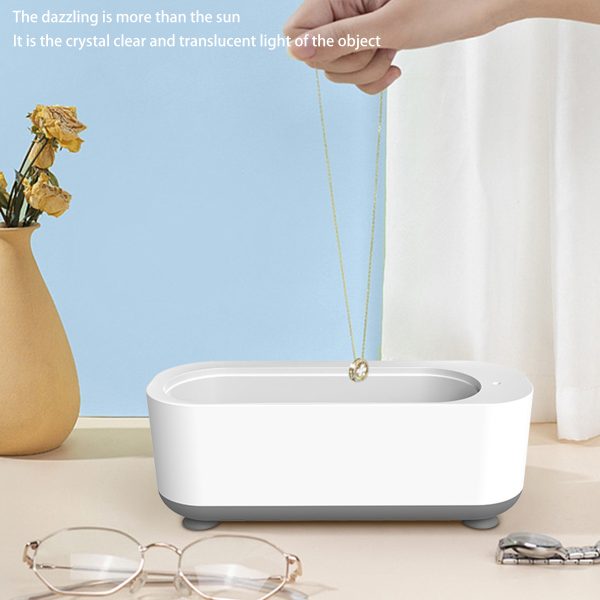 HOTBEST Ultrasonic Cleaner Portable 300ML Professional Ultrasonic Cleaning Machine for Glasses Jewelry Rings Necklaces Coin Watches Dentures - Image 9