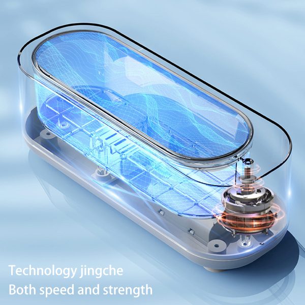 HOTBEST Ultrasonic Cleaner Portable 300ML Professional Ultrasonic Cleaning Machine for Glasses Jewelry Rings Necklaces Coin Watches Dentures - Image 4