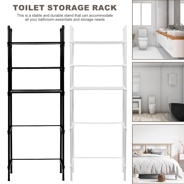 Dznils Over the Toilet Storage Shelf, 3-Tier Steel Bathroom Storage Organizer Space Saver - Image 6