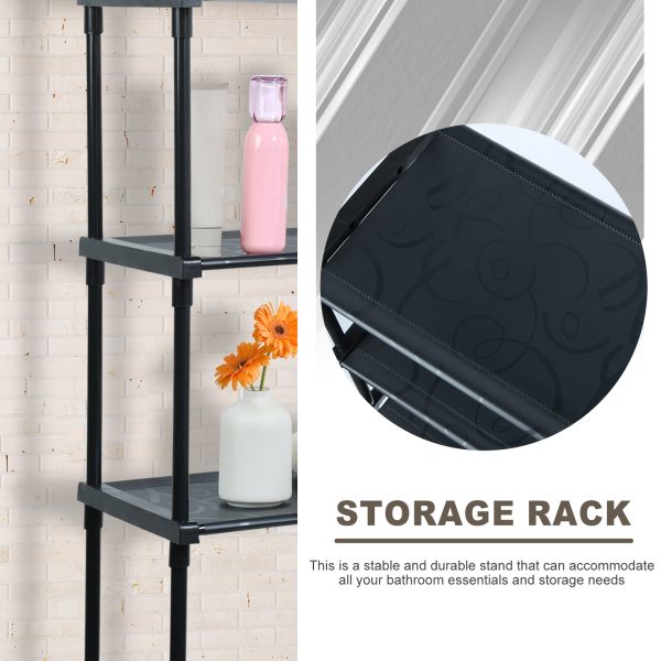 Dznils Over the Toilet Storage Shelf, 3-Tier Steel Bathroom Storage Organizer Space Saver - Image 4