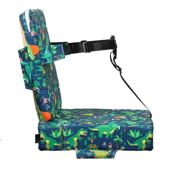Dznils Toddler Booster Seat for Dining Table, with Backrest, Safety Buckles, Non-Slip Bottom - Image 3