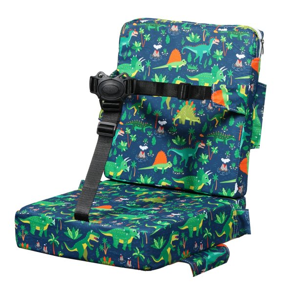 Dznils Toddler Booster Seat for Dining Table, with Backrest, Safety Buckles, Non-Slip Bottom - Image 2