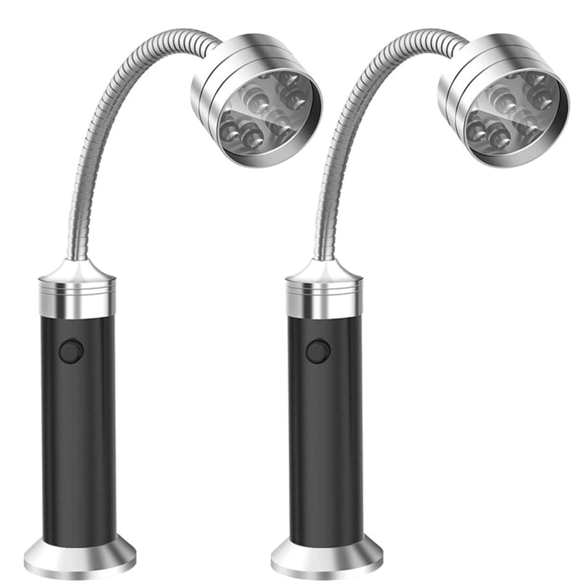 Lzvxtym 2Pcs Outdoors Grill Lights for BBQ,LED Barbecue Light with Magnetic Base, and Flexible Gooseneck,Great BBQ Cooking Accessories