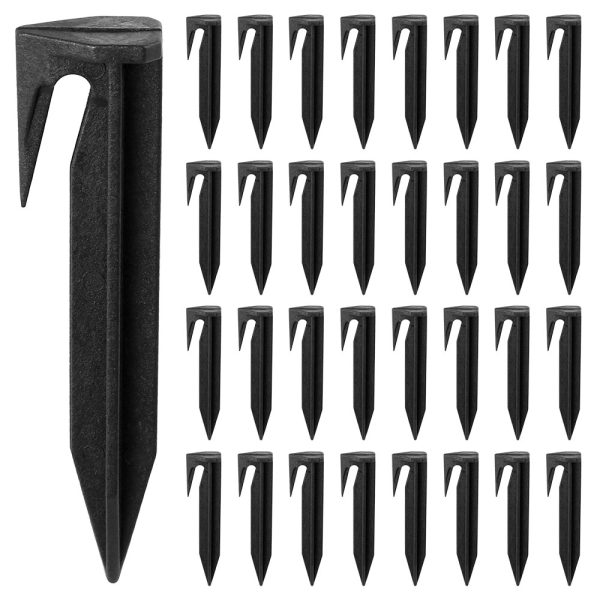 100PCS 8.5 cm Garden Lawn Mower Peg, Ground Spikes Fixing Pins, Boundary Nail Ground Anchor for Laying Boundary Cables Robotic Lawn Mower Accessories