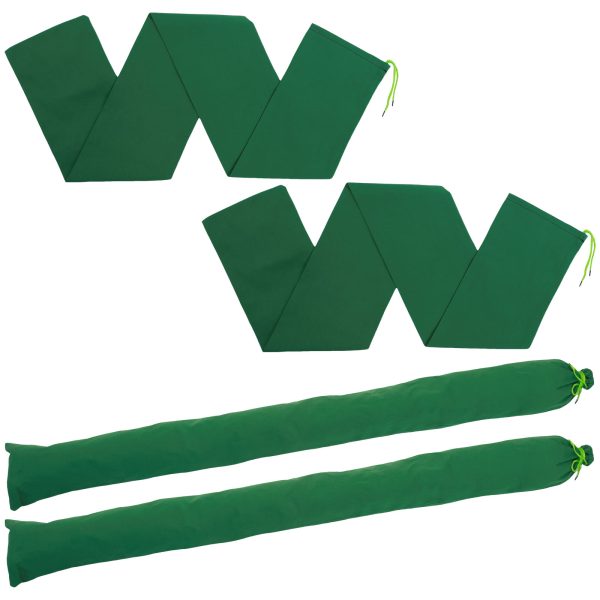 4PCS 242cmx15cm Sand Bags, Sturdy Flood Water Barrier Sand Bags, Flood Prevention Sandbags, Thickened Long Canvas Sandbags, for Flooding Home Garage Door Flood Control