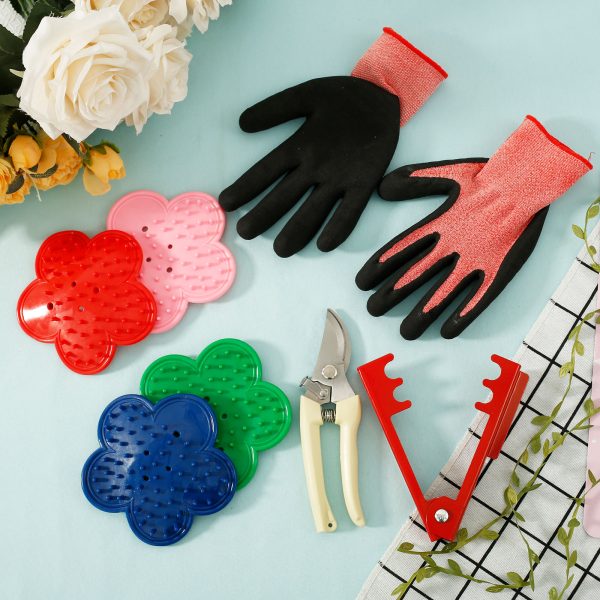 Leaf Thorn Stripper Kit, Burrs Removal Tool, High Efficient Rose Leaf Thorn Stripper Tool, Rose Thorn Stripper Remover, Anti Slip Leaf Stripping Tool for Gardening