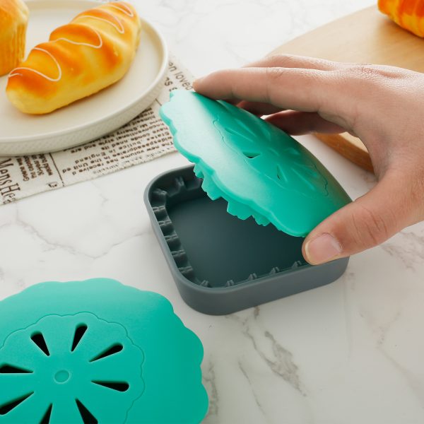 Ihvewuo 2Pcs Wrap Toastie Maker Crimp Sandwich Maker Reusable Toastie Press Food Grade Plastic Wrap Toastie Maker Quick Lunch DIY Crimp Sandwich Wrap for Thin Bread Kitchen