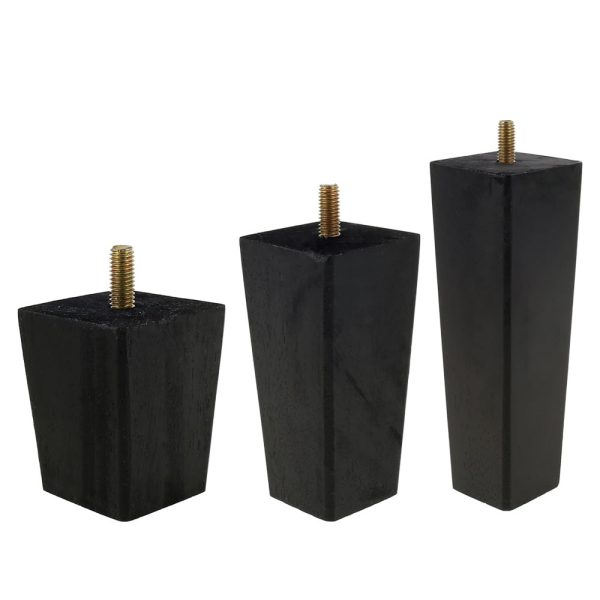 Lzvxtym 4PCS Height Wood Sofa Legs Solid Replacement Furniture Armchair Cabinet Feet Legs