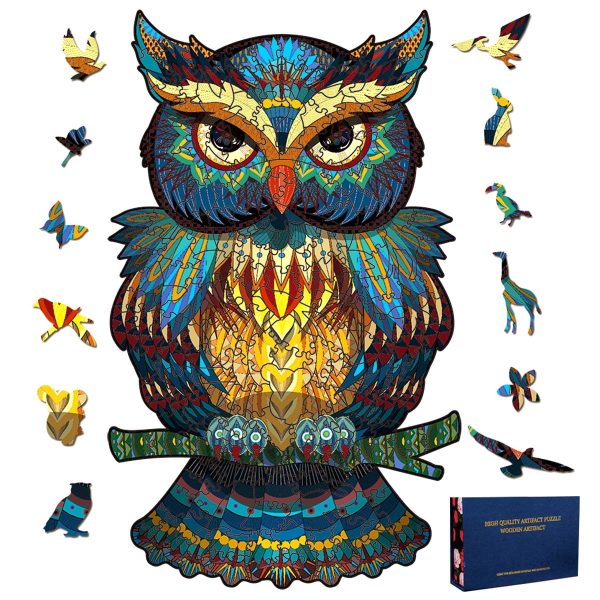 NYIDPSZ Wooden Jigsaw Puzzles Unique Shape Jigsaw Pieces Best Gift for Adults and Kids