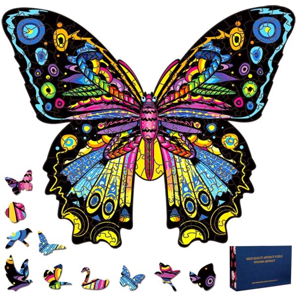 NYIDPSZ Wooden Jigsaw Puzzles Unique Shape Jigsaw Pieces Best Gift for Adults and Kids