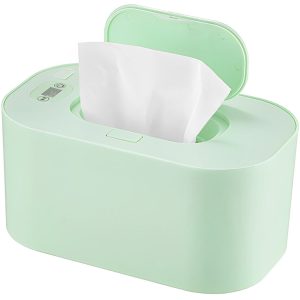 Nyidpsz Baby Wipe Warmer Baby Wipe Heater Large Capacity Smart Wet Wipes Warmer,Adjustable Temperature,Green