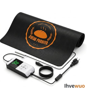 Bread Proofing Mat, Sourdough Warming Mat, 10" x 21" Dough Proofer Heating Pad with Thermostat, Timer & NTC Sensor