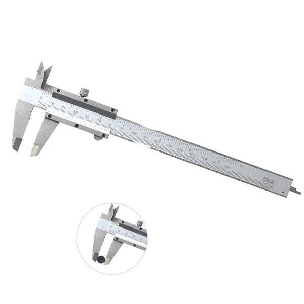 Lzvxtym Dial Caliper,Lzvxtym 6" 150mm Stainless Steel Vernier Caliper Micrometer Measuring Tool Gauge Ruler for DIY Measurement and Jewelry Making