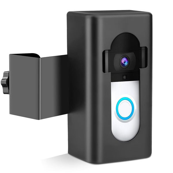 FUYGRCJ Anti-Theft Doorbell Mount Video Doorbell Mount Adjustable Doorbell Angle Mount Video Doorbell Door Mount Punch Free Doorbell Mounting Bracket for Apartment Home Office School