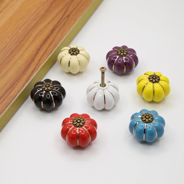 Nyidpsz 7 Pack Ceramic Knobs Set, Cabinet Handles Drawer Cabinet Knobs Multipurpose Door Knobs