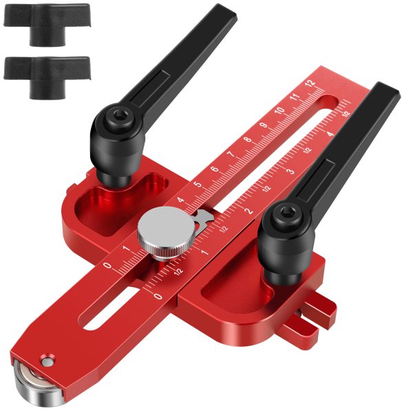 Thin Rip Jig Aluminum Alloy Table Saw Jig Guide Fast Thin Ripping Guide Sturdy Thin Rip Table Saw Jig Table Saw Accessories for Making Repetitive Narrow Strip Cuts