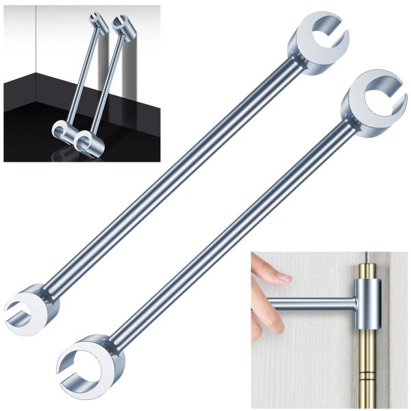 Wekvgz 2pcs Hinges Gap Adjusting Wrench Steel Door Hinge Adjustment Tool Heavy Duty Door Hinge Repair Spanner Multipurpose Hand Tools Adjustable Wrench Tools Door Hinge Repair Tool for Door Hinge