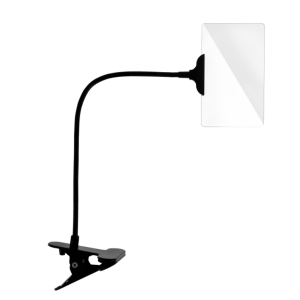 Qenwkxz 5X Magnifying Glass with Clip Adjustable Clip On Magnifying Glass with Flexible Neck Large Page Magnifier Reading Magnifier Hands Free Magnifier