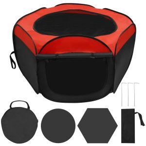 Wekvgz Chick Brooder Box Oxford Cloth Chicken Brooder with Double Door Design Practical Chicken Starter Kit with Storage Bag for Small Ducks Cats Dogs Rabbits