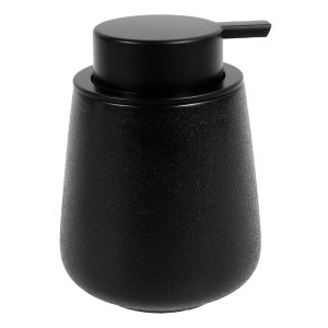 Dznils Ceramic Liquid Soap Pump Dispenser, 12oz Capacity, Black