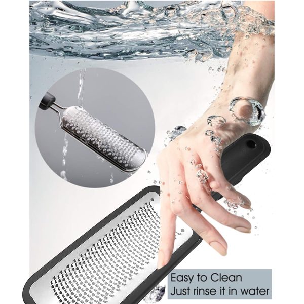 Keyohome Foot File Callus Remover - Stainless Steel Foot Rasp to Remove Hard Skin - Black - Image 6