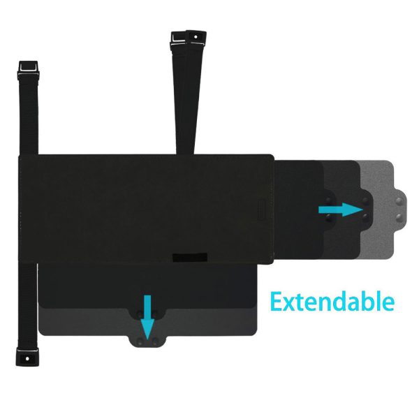 Qenwkxz Car Sun Visor Shade Extender Sunshade Extension Board Shield Blocker Front Side Window Shade Anti Glare 12.2*5.12in The Maximum Extension is 10.24in On The Right Side and 3.45in Below - Image 4