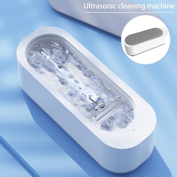 HOTBEST Ultrasonic Cleaner Portable 300ML Professional Ultrasonic Cleaning Machine for Glasses Jewelry Rings Necklaces Coin Watches Dentures