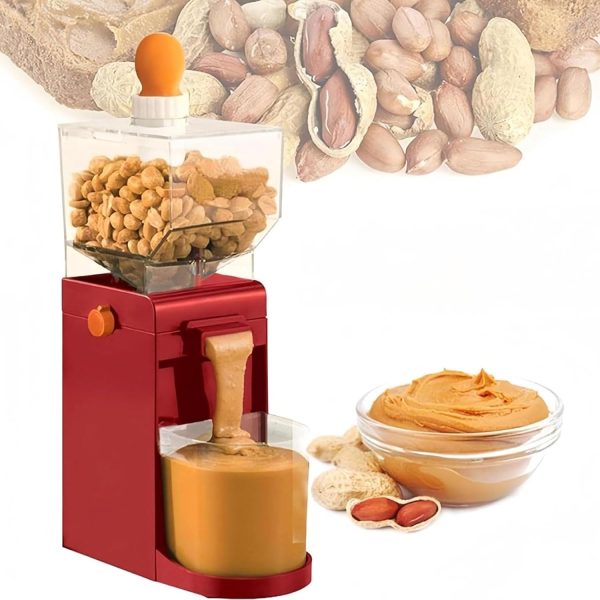 Ikoopy Peanut Butter Machine Maker Safe Easy to Clean Sauce Nut Grinder Versatile Kitchens Butter Machine Non Slip Peanut Butter Maker Nut Grinder for Kitchens