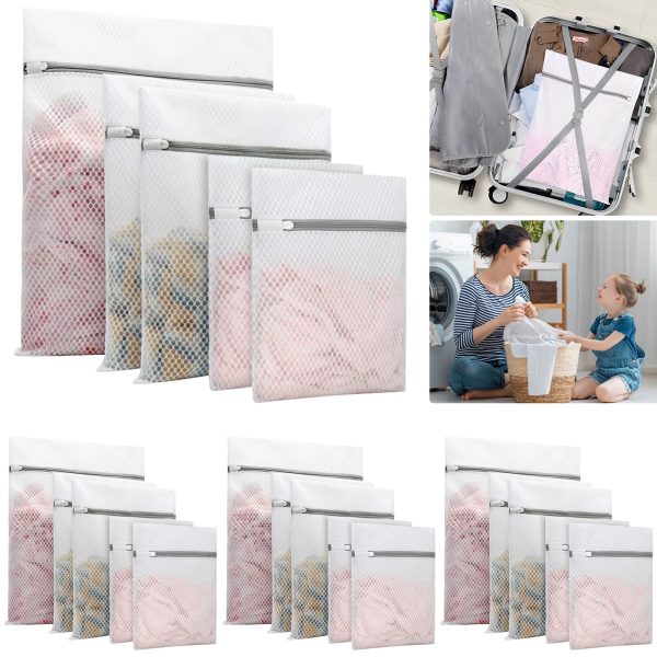 Lzvxtym Mesh Laundry Bags for Delicates,20 Pcs Laundry Bags Mesh Wash Bags,Lingerie Bags for Washing Delicates,Honeycomb Laundry Mesh Bags for Washing Machine