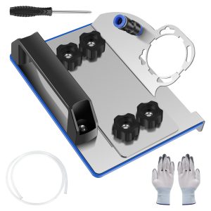 AEVXKHI Angle Grinder Stand for Tile 45° Chamfering Cutting, Efficient Angle Grinder Chamfer Bracket, Tile Chamfering Tool for 100 Type Angle Grinders Cutting Ceramic Stone