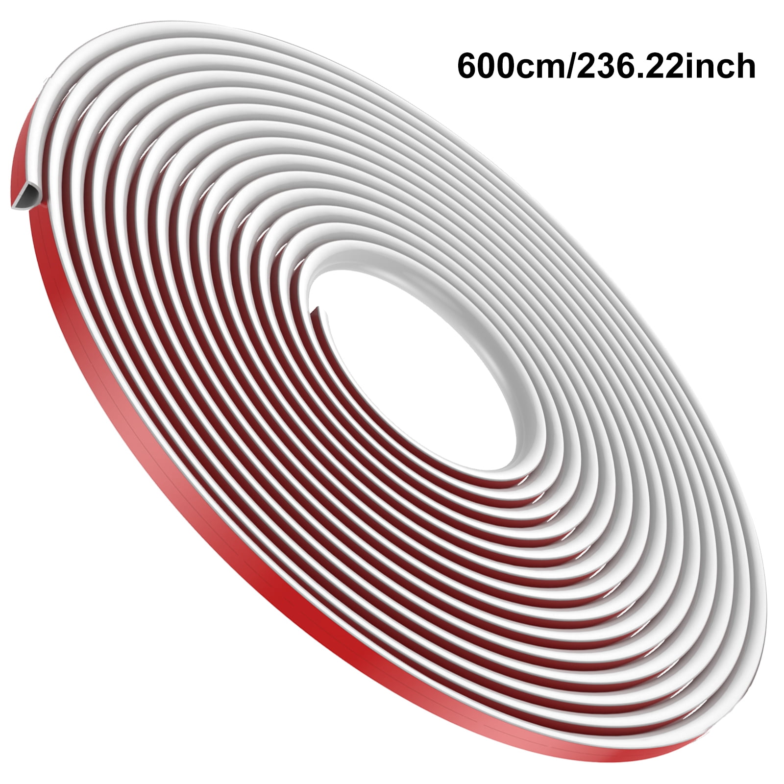 FUYGRCJ 6 Meter Wall Cord Hider, Self Adhesive Wall Cable Concealer, Flexible Cable Hider Cover, White Wire Cover, Raceway Wall Cord Cover Hider for Hiding Cable