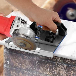 AEVXKHI Angle Grinder Stand for Tile 45?? Chamfering Cutting, Efficient Angle Grinder Chamfer Bracket, Tile Chamfering Tool for 100 Type Angle Grinders Cutting Ceramic Stone