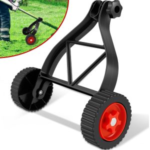 FUYGRCJ Weed Trimmer Support Wheel Adjustable Lawn Mower Auxiliary Wheels User-Friendly Weed Trimmer Wheel 26mm-28mm Portable Reusable String Trimmer Wheel for Weed Trimmer Grass Cutter Trimmer