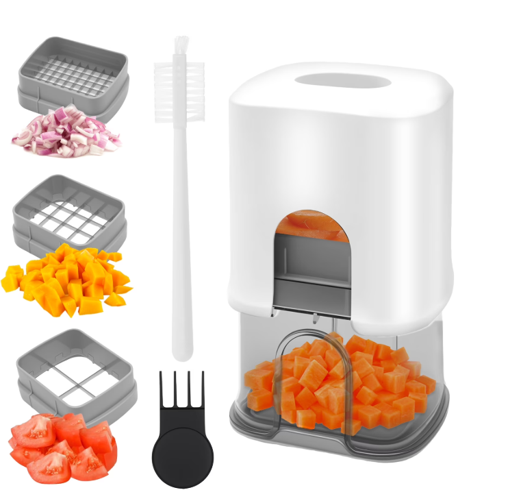 Qenwkxz Multifunctional Vegetable Chopper Versatile Space Saving Food Chopper Dicer for Home Restaurant Kitchen