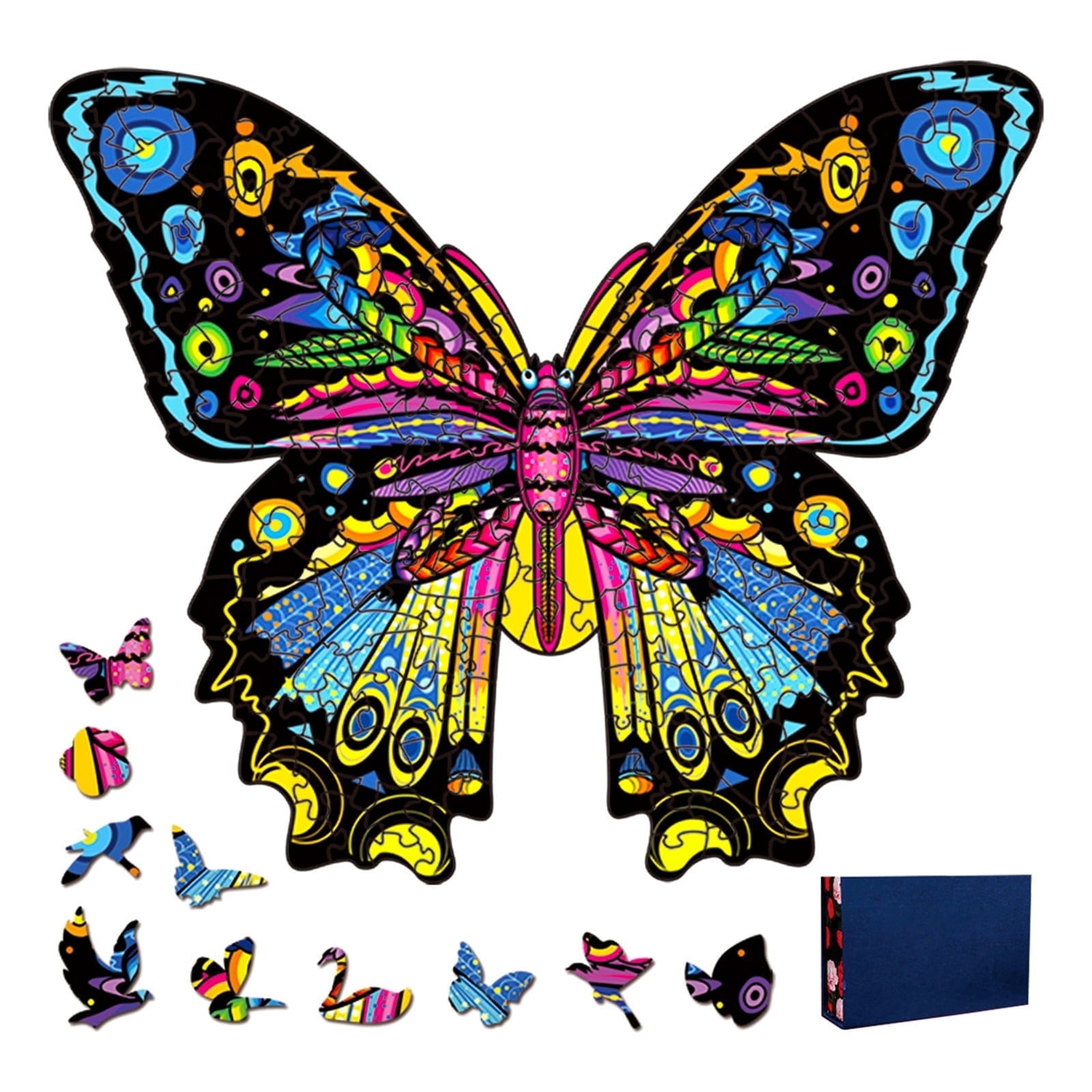 Keyohome Wooden Jigsaw Puzzles Unique Shape Jigsaw Pieces Best Gift for Adults and Kids