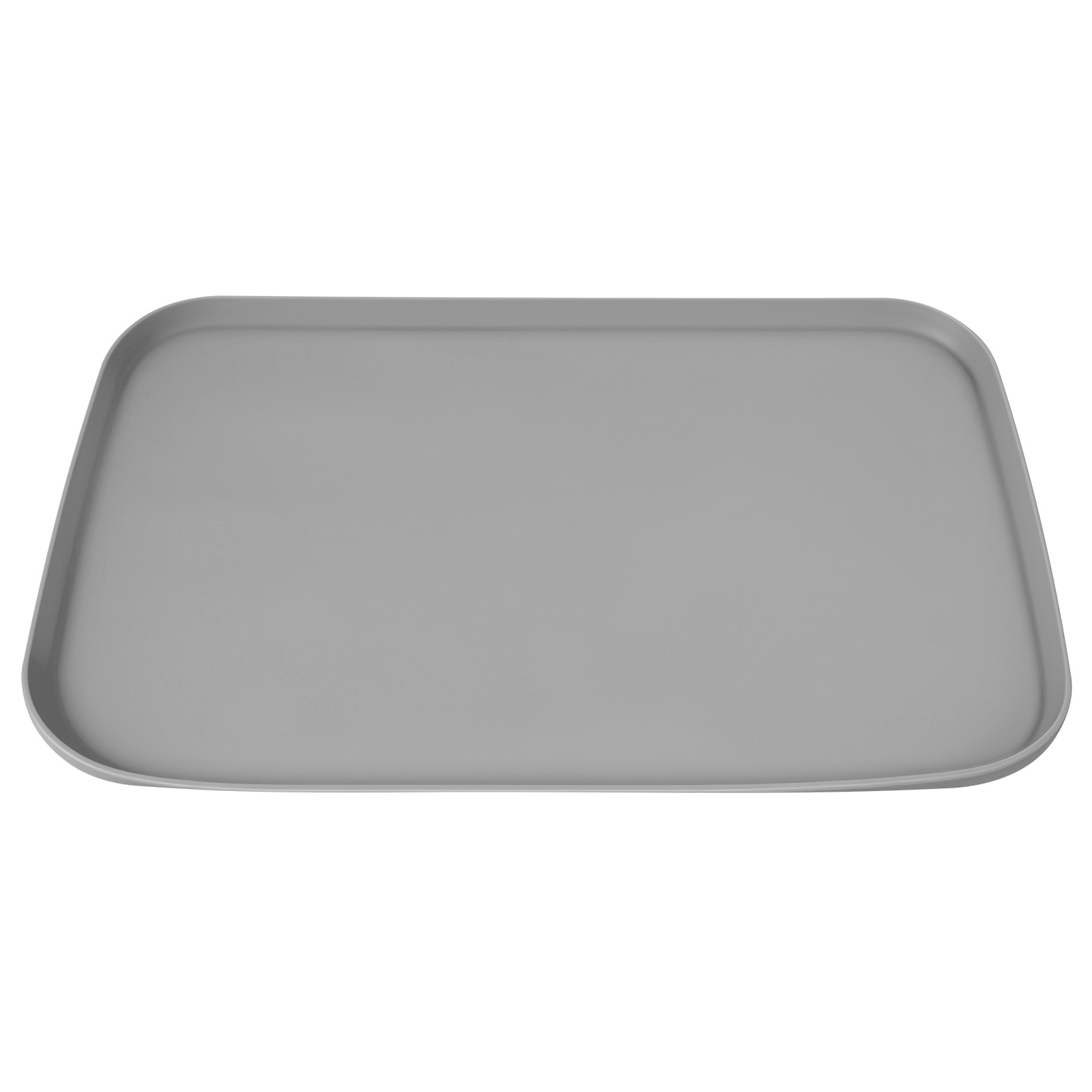 Silicone Craft Mat with Raised Lip 24x16 in, Non?Slip Table Protector for Resin, Clay, Painting & Kids Placemat, Gray